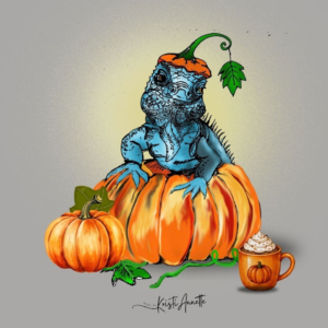 Pumpkin Iguana